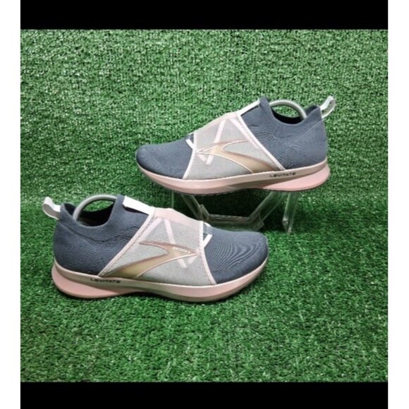 Brooks Levitate 4 LE Running Shoes 1203471B074 Grey Pink Women’s Size 11 B - Picture 1 of 7